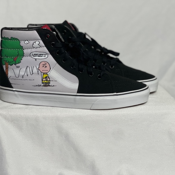 ORIGINAL RELEASE!!!!!! SIZE 11 - VANS PEANUTS x SK8 HI CHARLIE KITE RARE FIND!!! - Picture 5 of 15